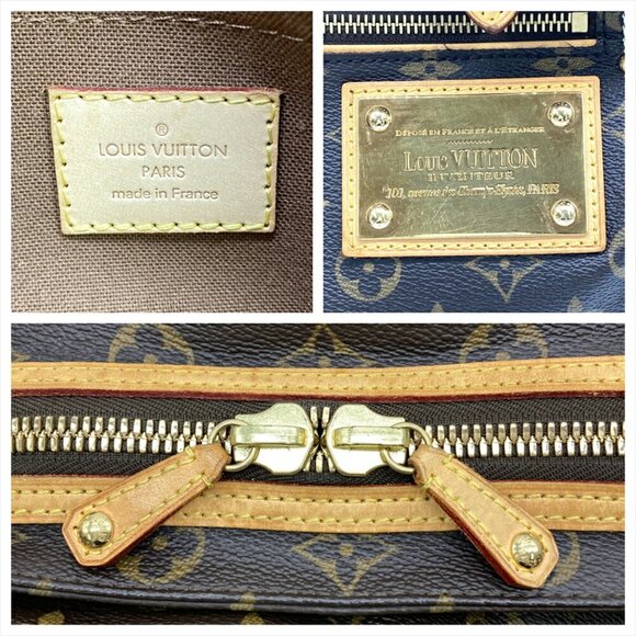 LOUIS VUITTON Brown Monogram Canvas Bag - Picture 9 of 10